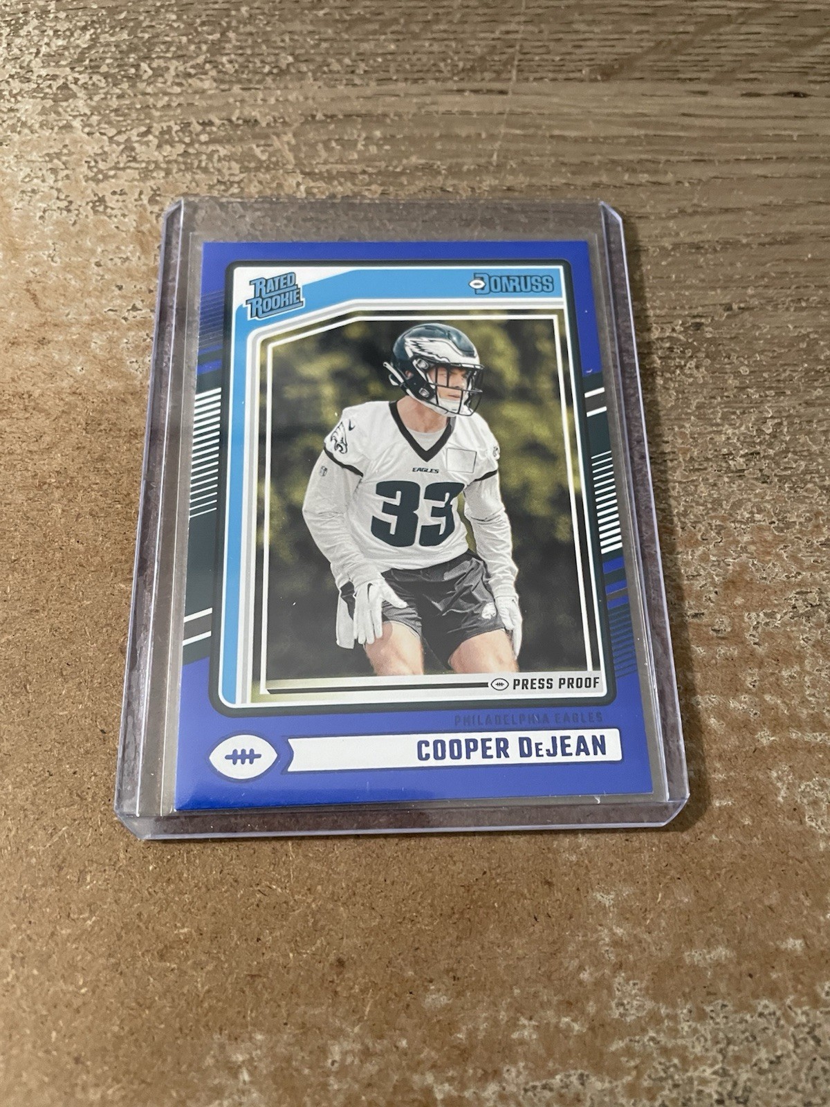 2024 Panini Donruss - Rated Rookie BLUE Press Proof #305 Cooper DeJean (RC)