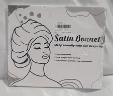 Satin Bonnet Silk Bonnet for Sleeping Silk Sleep Cap Double Layer Hair Bonnet