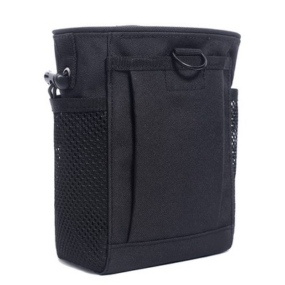Meejaa Metal Detecting Pouch Bag，Find Bag，Portable Waist Pouch， man, Black 