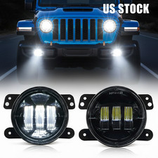 4 Led Driving Fog Lights For Jeep Wrangler Jl Jt Jk Rubicon 2007-2025 Us Stock 4 Led Driving Fog Lights For Jeep Wrangler Jl Jt Jk Rubicon 2007-2025 Us Stock