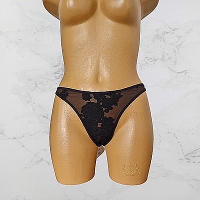 La Perla Glamour Exklusiver String Gr. 40 Tüll & Spitze aus Sylter Boutique  Neu