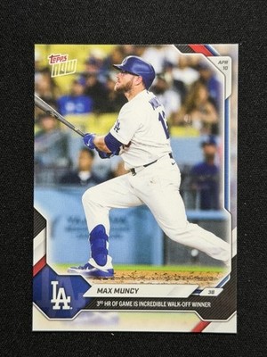 2026 Topps Now #70   Max Muncy   3rd HR of Game Walk-Off Winner LA Dodgers