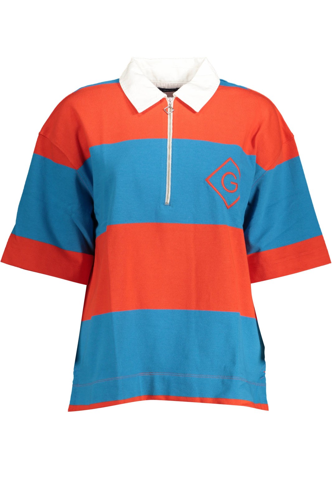 Gant Donna Rosso Donne, Maglietta, Organic Cotton Women Polo, (S) - Immagine 2