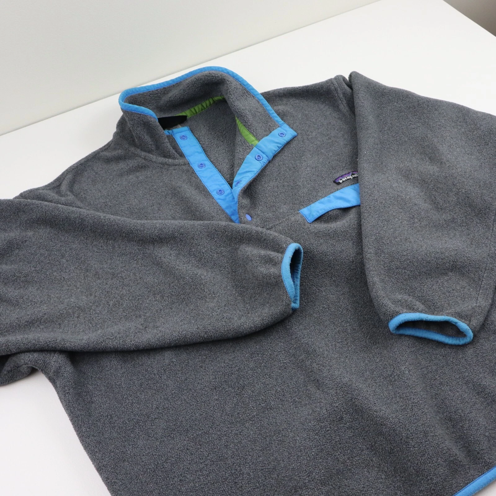 patagonia vintage synchilla snap-t pullover fleece jacket