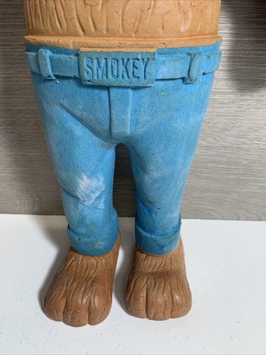 "Figura grande de colección Smokey the Bear Lakeside 1968 Super Flex Bendy 12,5""" - Imagen 5 de 12