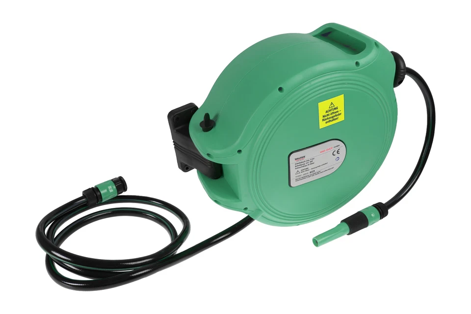 WALTER Gartenschlauch  Aufroller 20 m, Wasserschlauch Trommel, Schlauchtrommel - Bild 4 von 4