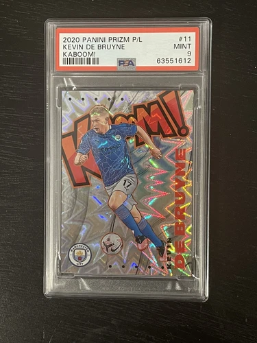 2020 Panini Prizm Premier League Kaboom! Kevin De Bryune PSA 9 #11