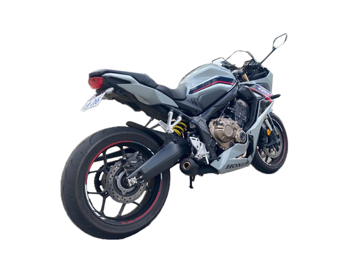 Honda CBR 650R 2019 - 2022 Musarri Black GP Street Series Full System exhaust - Picture 3 of 5