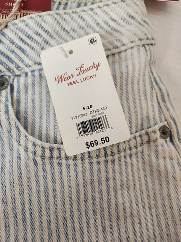 Lucky Brand Striped Shorts Size 6/28 Waist - Picture 2 of 7