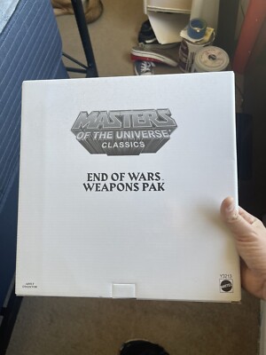 MASTERS OF THE UNIVERSE CLASSICS END OF WARS WEAPONS PAK NEW IN BOX Never Opened
