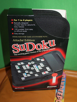 Sudoku Attache Edition Pressman 2006 Game
