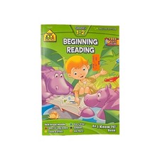 School Zone - Beginning Reading Workbook - 64 Pages  Grades 1 - 2
