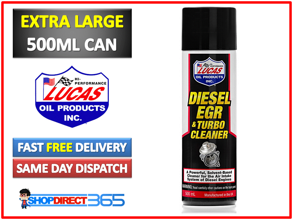 Lucas Diesel EGR & Turbo Cleaner Inlet Valve Spray Air Intake Clean