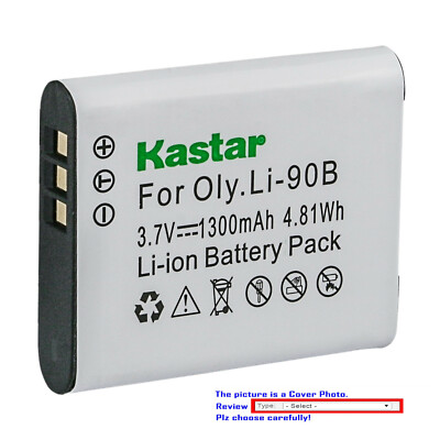 Kastar Replacement Battery for Olympus Li-90B Li-90C & Olympus Stylus TG-5