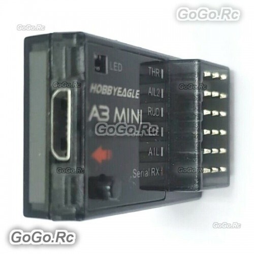 HobbyEagle A3 Mini 6-Axis Gyro System Flight Controller Support PPM RC Airplane - Picture 6 of 8