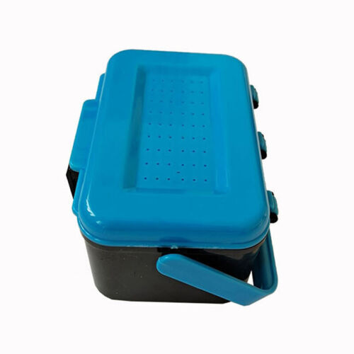 Multifunctional 2 Compartments Bait Box Red Worm Earthworm Lure Plastic Boxs FT - Bild 5 von 7