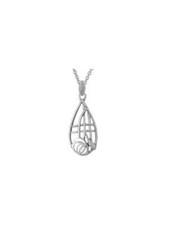 Pendant Necklace Renee Mackintosh Style 925 Sterling Silver On 18" Silver Chain