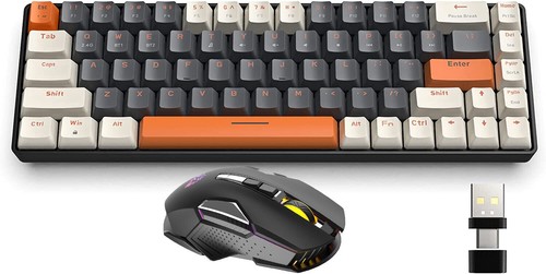 Wireless Mechanical Gaming Keyboard Mouse Bluetooth USB C Recevier Hot Swapp - Picture 25 of 72