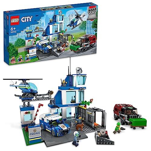 LEGO City 60316 Police Station Toy Blocks