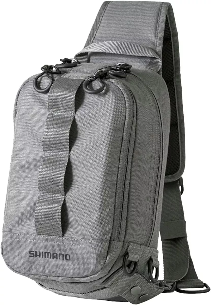 SHIMANO Fishing Bag Sling Shoulder Bag gray M size BS-025T Japan