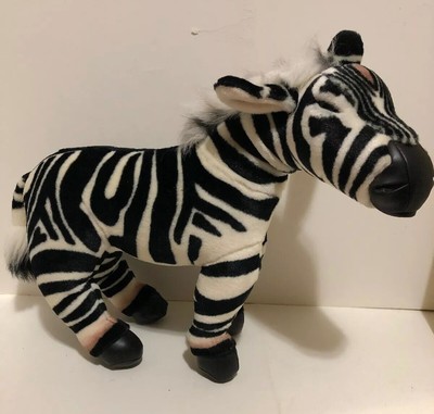 Discovery Channel Zebra Plush Stuffed Animal 12