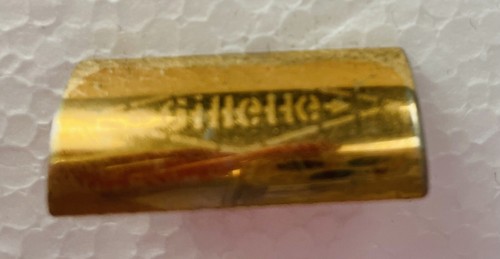 Vintage Gold Gillette Tech Ball End Safety Razor w/Blades - Picture 7 of 14