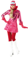 Wacky Races Penelope Pitstop Fancy Dress Damen Cartoon KostüM Neu