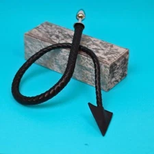 Spanking Flogger Devil Tail Whip Torture Insert Plug Bondage Game for Couples SM