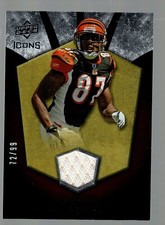 2008 Upper Deck Icons Rookie Brilliance Jersey Gold #RB14 Andre Caldwell 72/99