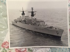 frigate F90 HMS Osprey Royal Navy photograph original 10 inch ship boat marine 