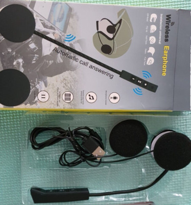 Motorrad Kopfhörer Wireless Bluetooth Motorrad Helm Headset Lautsprecher mit Mikro