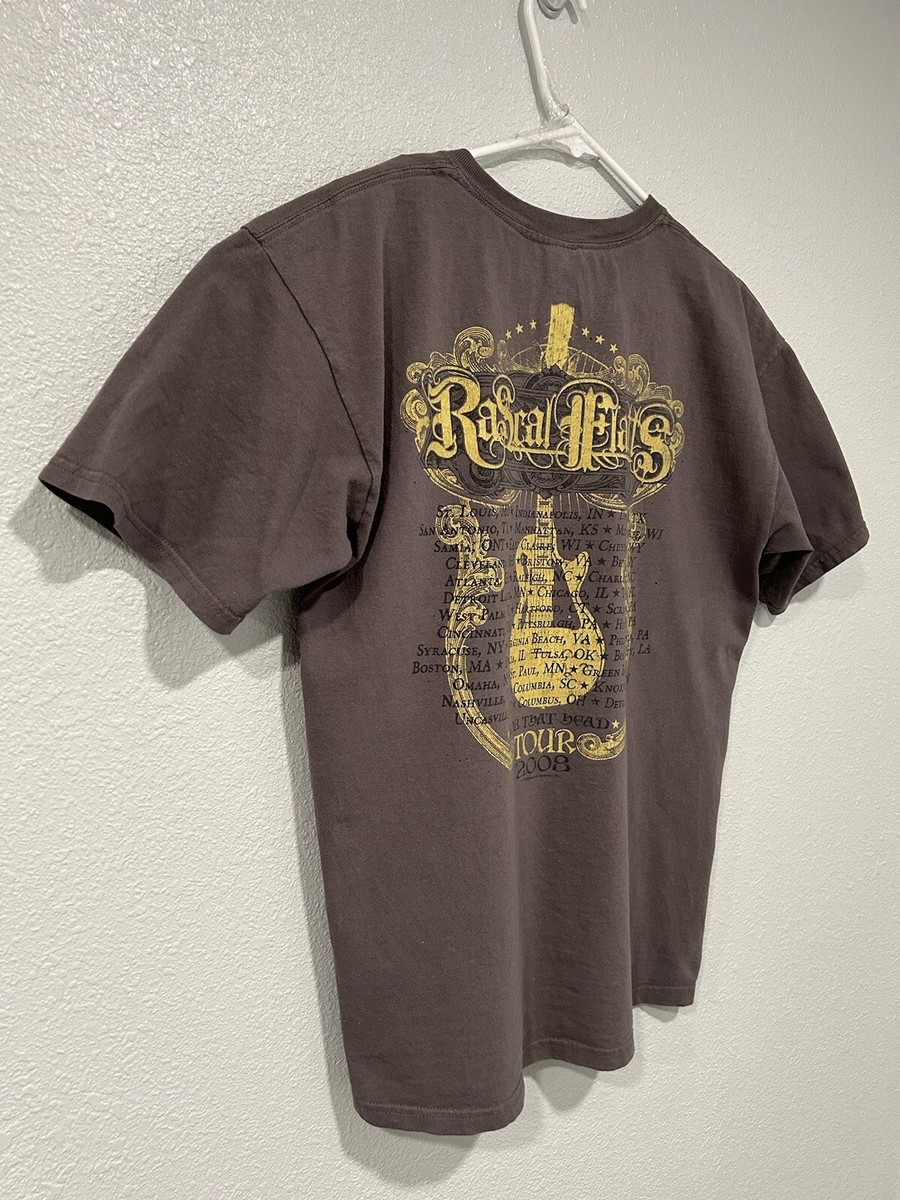 T-shirt Rascal Flatts 2008 Bob That Head Tour - Taille M, Marque Gildan, Bon état