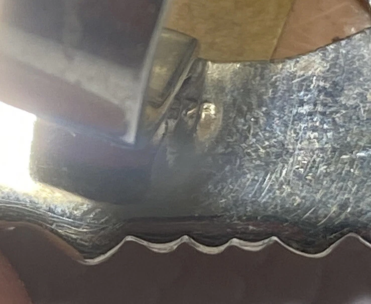 Anillo Tallado Cara de Sol Granate Rosa Cerámica Plata de Ley 925 Talla 7 Foto 4 de 4