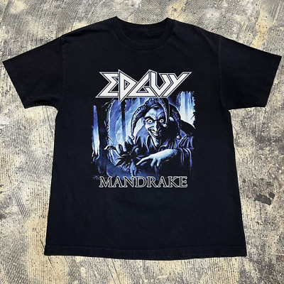2001 Edguy Mandrake World Tour Short Sleeve Black All Size Shirt OM189
