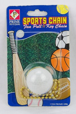 Prime Sports 1996 Fan Pull / Keychain Golf Ball, Unopened in Package