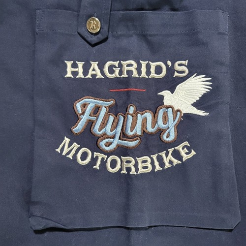 Harry Potter Youth Pants 24x29 Hagrids Flying Motorbike Cargo Blue Kids - Picture 2 of 12