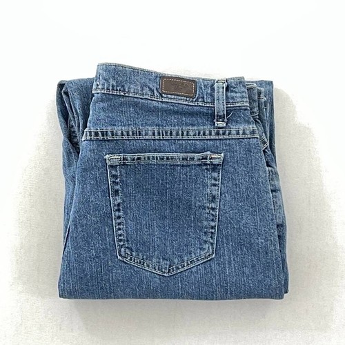 Riders By Lee Womens Jeans Blue High Rise Straight Leg Relaxed Petites 16P New - Picture 7 of 9