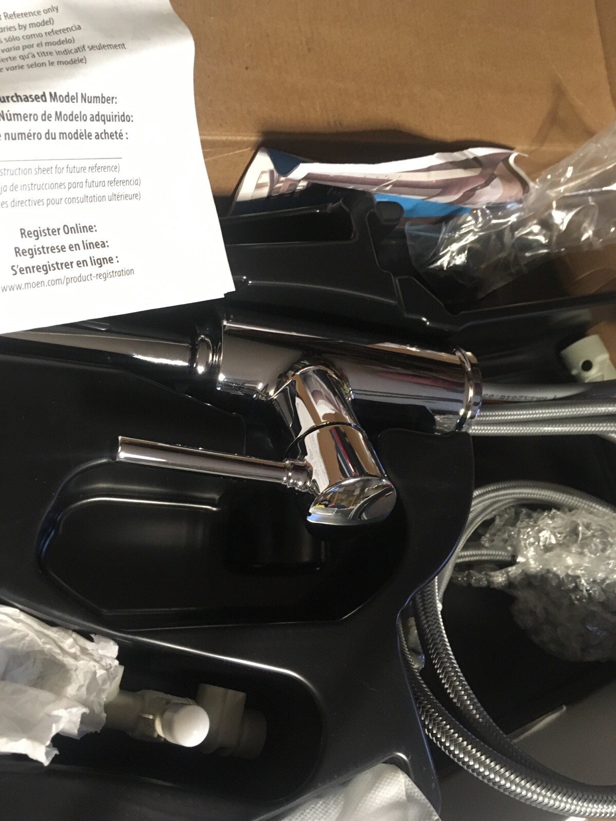 MOEN 87702 Sombra SingleHandle Standard Kitchen Faucet List 400 eBay