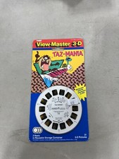 Tyco View-Master 3-D Reels Taz-Mania 1994 SEALED Pack As Shown VTG V1