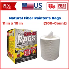 11 in. W x 10 in. L Natural Fiber Painter's Rags (300-Count)
