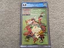 1956 Snow White and the Seven Dwarfs Vintage Classics Junior Comic Book CGC 6.0