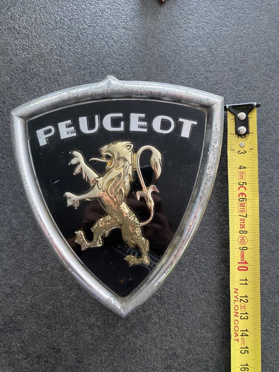 Logo Peugeot Ancien – Lion – Enseigne / Calandre Vintage – Pièce Auto Déco