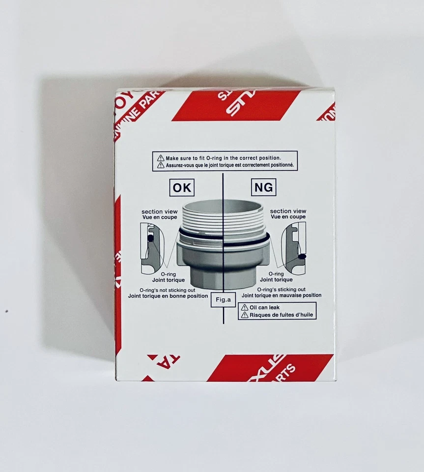FILTRO DE ACEITE DE FÁBRICA TOYOTA OEM 04152-YZZA1 Foto 3 de 4