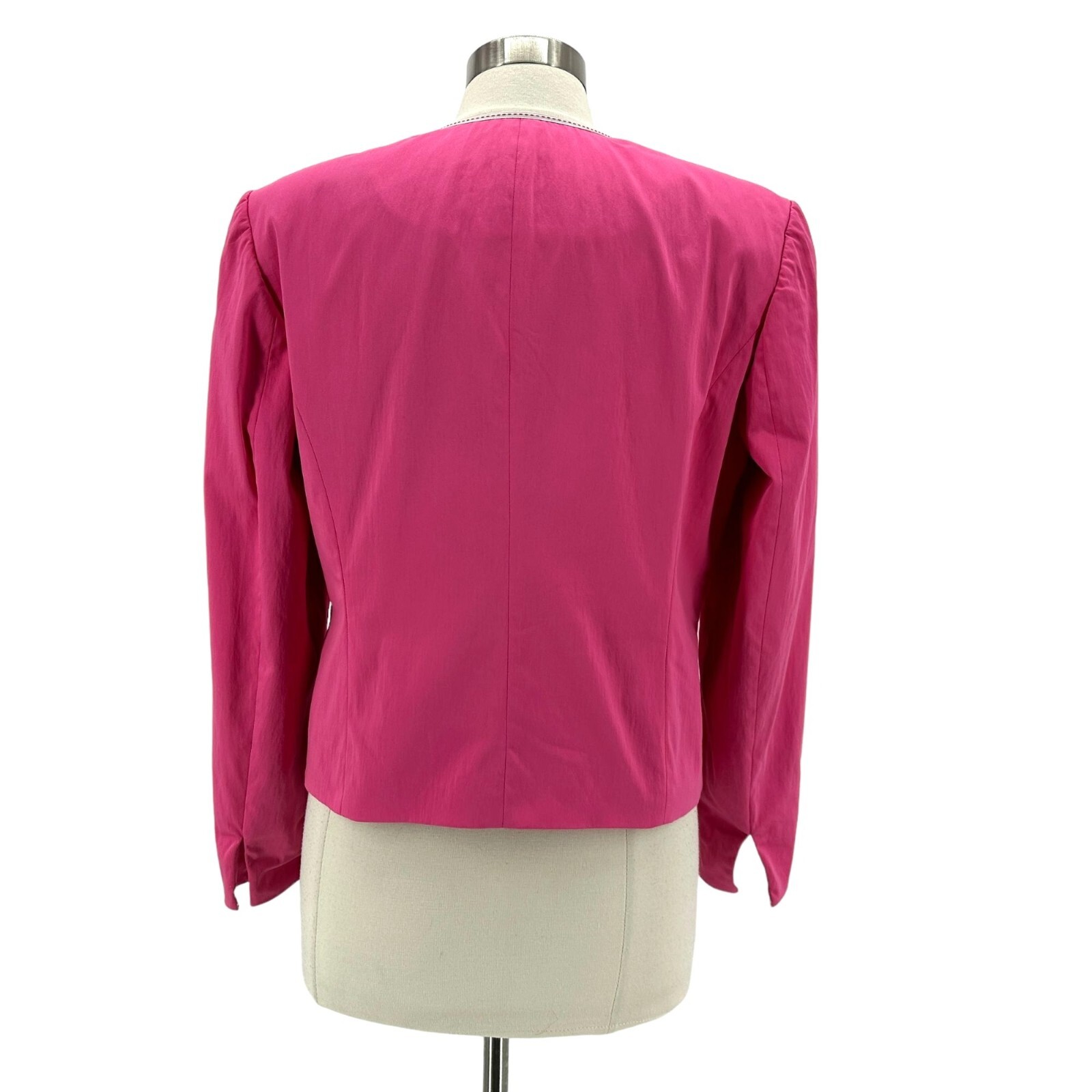 Pendleton Pink Button Long Sleeve Jacket Womens 12 - image 4
