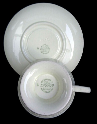 Wedgwood Patrician Old Footed Cup And Saucer Set 2 1/2" Cup - Picture 5 of 5