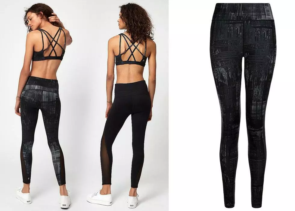 Sweaty Betty Chandrasana 7/8 reversible leggings XXS