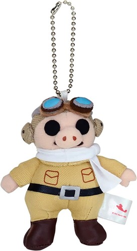 Porco Rosso Mascot Chain Studio Ghibli Plush Doll K9079 New JP - Bild 5 von 12