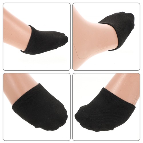 10 Pairs Half Socks Cotton Toeless Man Large Heels - Bild 2 von 12