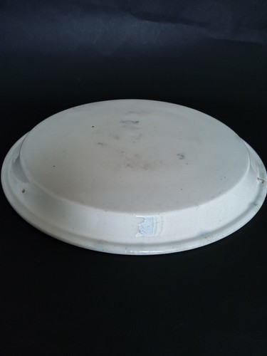 Piatto Ceramica Terraglia Floreale Grande Marchio Faenza Mondovì Laveno Galvani - Foto 9 di 10