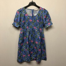 NWT Ann Taylor Loft Women Linen Blend Dress Size 6 Petite Floral M196 -3